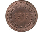 18 CHER - BOURGES 10 CENTIMES 1916 COOPERATIVE MILITAIRE DE TIVOLI SUP+