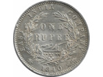 INDE ANGLAISE ONE RUPEE VICTORIA 1840 SUP-