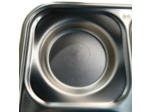 Plateau repas inox Marine Nationale 7 compartiments Guy Degrenne