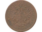 AUTRICHE 1 KREUZER 1860 B TTB
