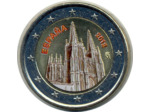 ESPAGNE 2012 2 EURO COLORISEE COMMEMORATIVE BURGOS SUP