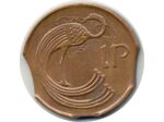 IRLANDE 1 PENCE 1996 TTB+ manque metal  (W 20a)