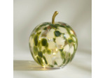 Lampe à Poser Led Pomme Verte verre 15x15x17cm