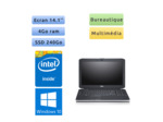 PC Portable Dell Latitude - Windows 10 - 8Go 240Go SSD - 14.1 - Webcam - HDMI
