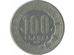 REPUBLIQUE GABONAISE 100 FRANCS 1977 TTB