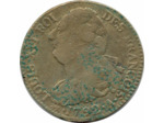 FRANCE LOUIS XVI 2 SOLS FRANÇOIS 1792 A (Paris) TB+ N1