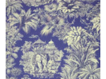 Badge Toile de Jouy palmier-Création française