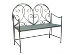 Banc jardin 2 places 42x104x95cm