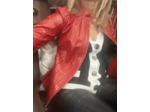 MA7352-1 Blouson femme cuir  rouge