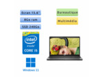 Dell Latitude 5500 - Windows 11 - i5 8Go 240Go SSD - 15.6 - Webcam - Ordinateur Portable PC