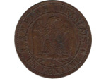 FRANCE 1 CENTIME NAPOLEON III 1862 A (Paris) TTB taches (G87)