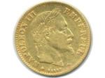 FRANCE 10 FRANCS OR NAPOLEON III 1864 A (PARIS) TTB (G1015) Gold Oro