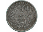 FRANCE 2 FRANCS CERES 1894 A (Paris) TTB N1