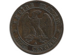 FRANCE 2 CENTIMES NAPOLEON III 1855 A CHIEN - Etat TTB