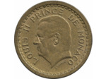 MONACO 2 FRANCS ND (1943) CUPRO-ALUMINIUM TTB