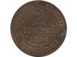 FRANCE 2 CENTIMES DUPUIS 1916 TTB+