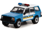 Jeep Cherokee 1995 police 60 Secondes Chrono - 1/64 - Greenlight