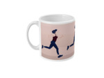 Tasse ou mug de course "Une femme qui court" - Personnalisable