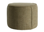 Pouf décoratif rond Domoni vert 50x40cm