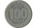 B.C.E.A.E 100 FRANCS 1968 TB+