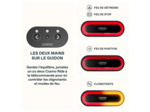 Eclairage clignotant / feu de stop connecté vélo