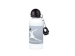 Gourde aluminium "L'escrime en blanc" - Personnalisable