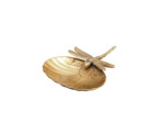 Vide Poche Bijou en Laiton Doré Libellule 13x4cm