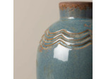 Vase gris bleu Grâce 15x9cm