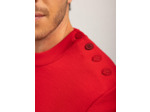 Pull marin uni Dinan 100% laine Saint James