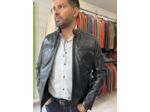 ATT50891 Blouson homme cuir noir