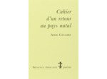 CAHIER D'UN RETOUR AU PAYS NATAL
