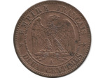 FRANCE 2 CENTIMES NAPOLEON III 1854 A - Etat TTB+
