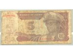 ZAIRE 5 NOUVEAUX ZAIRES 24-06-1993 SERIE D 0289778D TB+