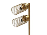 Lampadaire doré à 2 spots 42x132cm