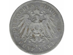 ALLEMAGNE BAVARIA 5 MARK 1903 D TTB