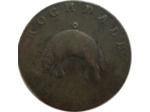 GRANDE BRETAGNE TOKEN HALFPENNY (1/2 PENNY) ROCHDALE 1791 TB+