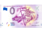 CHINE 2018-3 2022 WINTER FREESTYLE SKIING BILLET SOUVENIR 0 EURO TOURISTIQUE