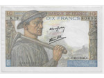 FRANCE 10 FRANCS MINEUR SERIE K.79 20-1-1944 SPL