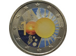 BELGIQUE 2013 2 EURO COLORISEE 100 ANS METEOROLOGIE SUP