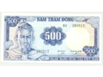 VIET NAM DU SUD 500 DONG ND (1966) SERIE G2 SPL (W23a)