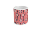 Tasse ou mug "La raquette de badminton" - Personnalisable