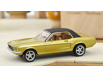 FORD MUSTANG COUPE 1968 GOLD JET CAR 1:43