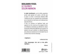 LE SILENCE SELON MANON