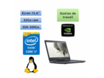 Dell Precision 7520 - Linux - i7 32Go 500Go SSD - 15.6 - Webcam - M2200 - Station de Travail Mobile PC Ordinateur