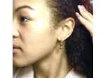 Boucles Pendantes Petites Grappes Or