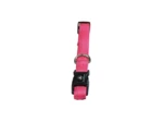 Collier Nylon Fuschia pour chien