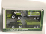 2 TRACTEURS AVEC REMORQUE FRICTION