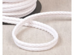 Double passepoil chevron 550 blanc C01 10mm 100% coton le mètre