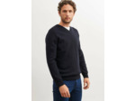 Pull col V Cuirasse en laine douce