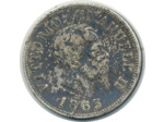 ITALIE 50 CENTESIMI 1863 MBN VITTORIO EMANUELE II TTB (W14.1)